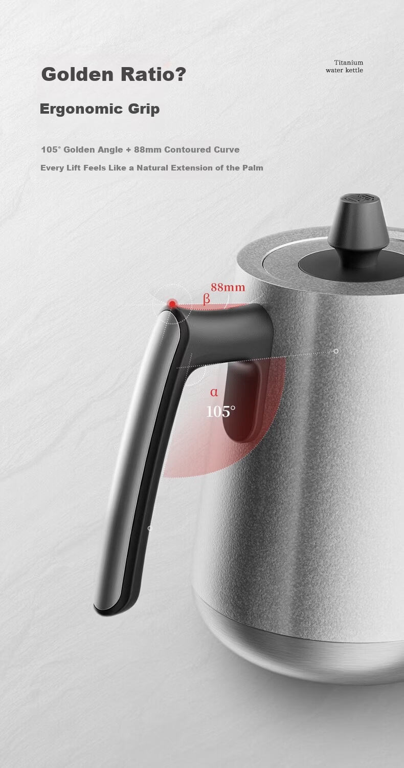Zhuangxin Titanium Silver Temperature-Controlled Kettle Embedded Tea Table Integrated Fully Automatic Bottom Water Supply Multi-Stage Temperature Control Electric Kettle 5