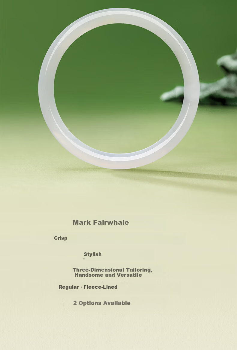 CHOW TAI SENG White Moonlight Chalcedony Bracelet Natural Translucent New Chinese Style Jade Bangle Birthday Gift for Girlfriend and Mom 13
