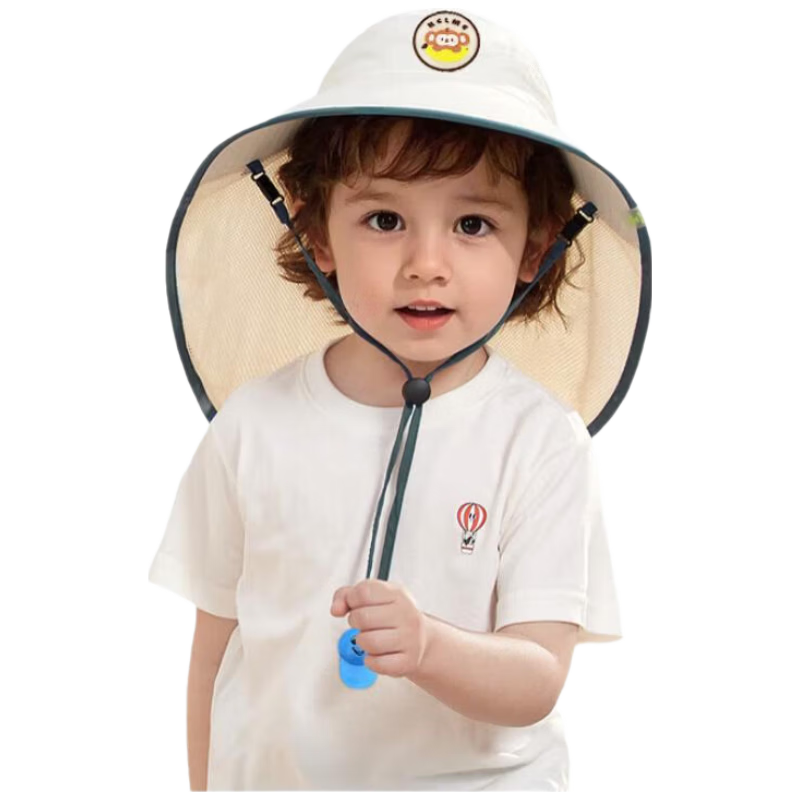 KELME Kids Sun Protection Hat UV Protection Wide Brim Beach Cap for Boys and Girls Ages 3-12