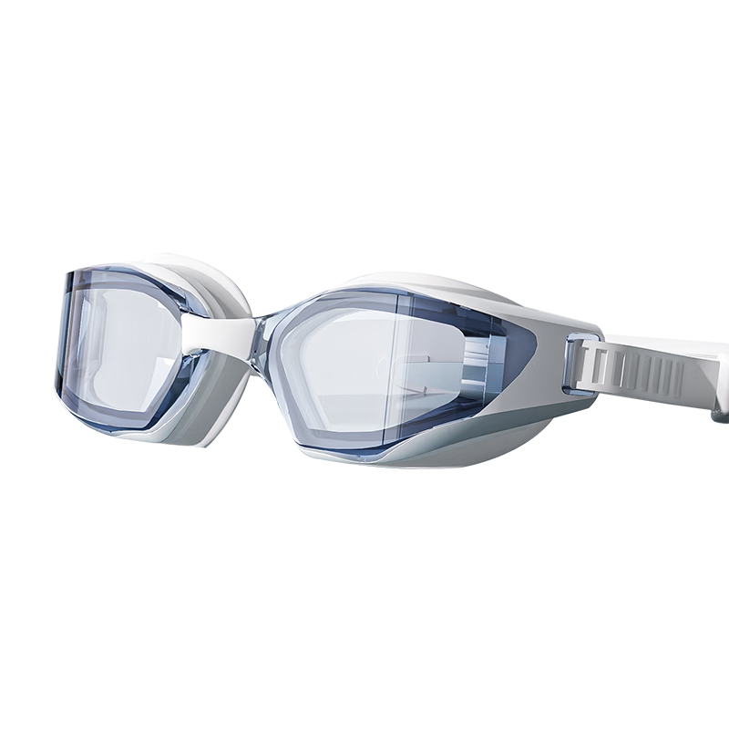 ANTA Swimming Goggles Unisex HD Waterproof Anti-Fog Mid-Frame Professional Training Clear Lens White