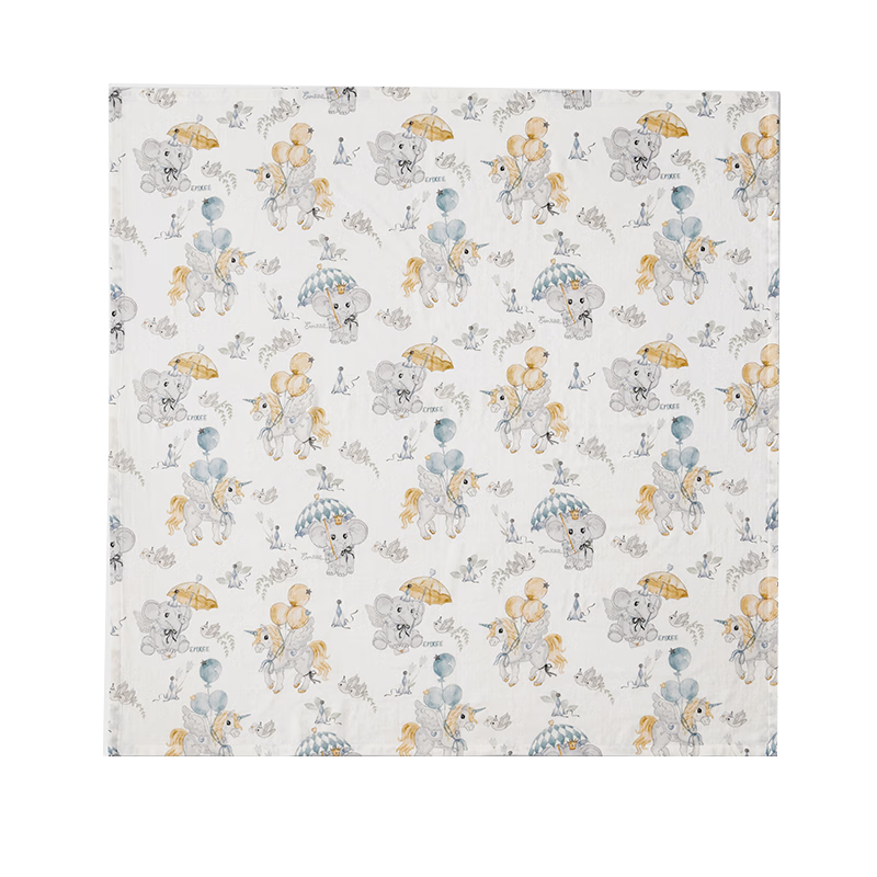 EMXEE Baby Swaddle Spring Summer Newborn A-Class Wrap Infant Blanket Light Grass Mambo