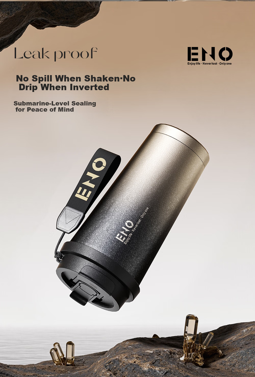 Eno Coffee Insulated Tumbler Men's Portable High-End Travel Water Bottle 2025 New Model 3