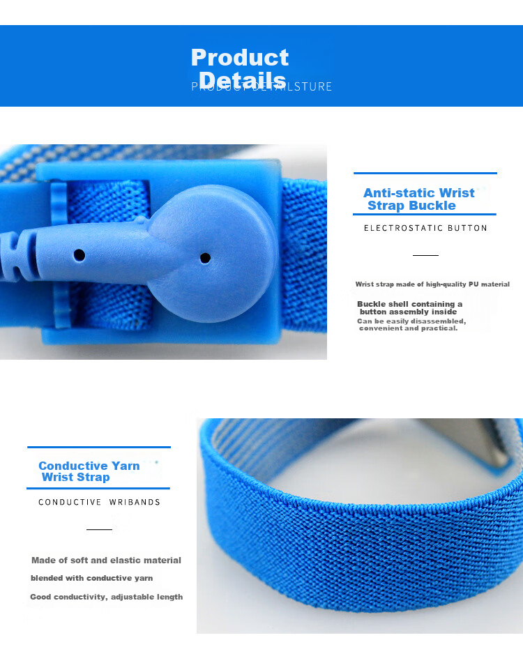 Junwen Anti-Static Wristband Wireless Human Body Static Eliminator Static Removal Bracelet 7