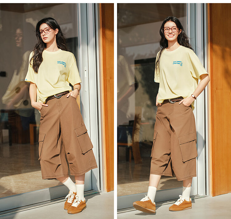Semir Mall Style | Women's Summer Short Sleeve T-Shirt Embroidered Print Loose Drop Shoulder 2026 Boutique Clothing 101326100037 19