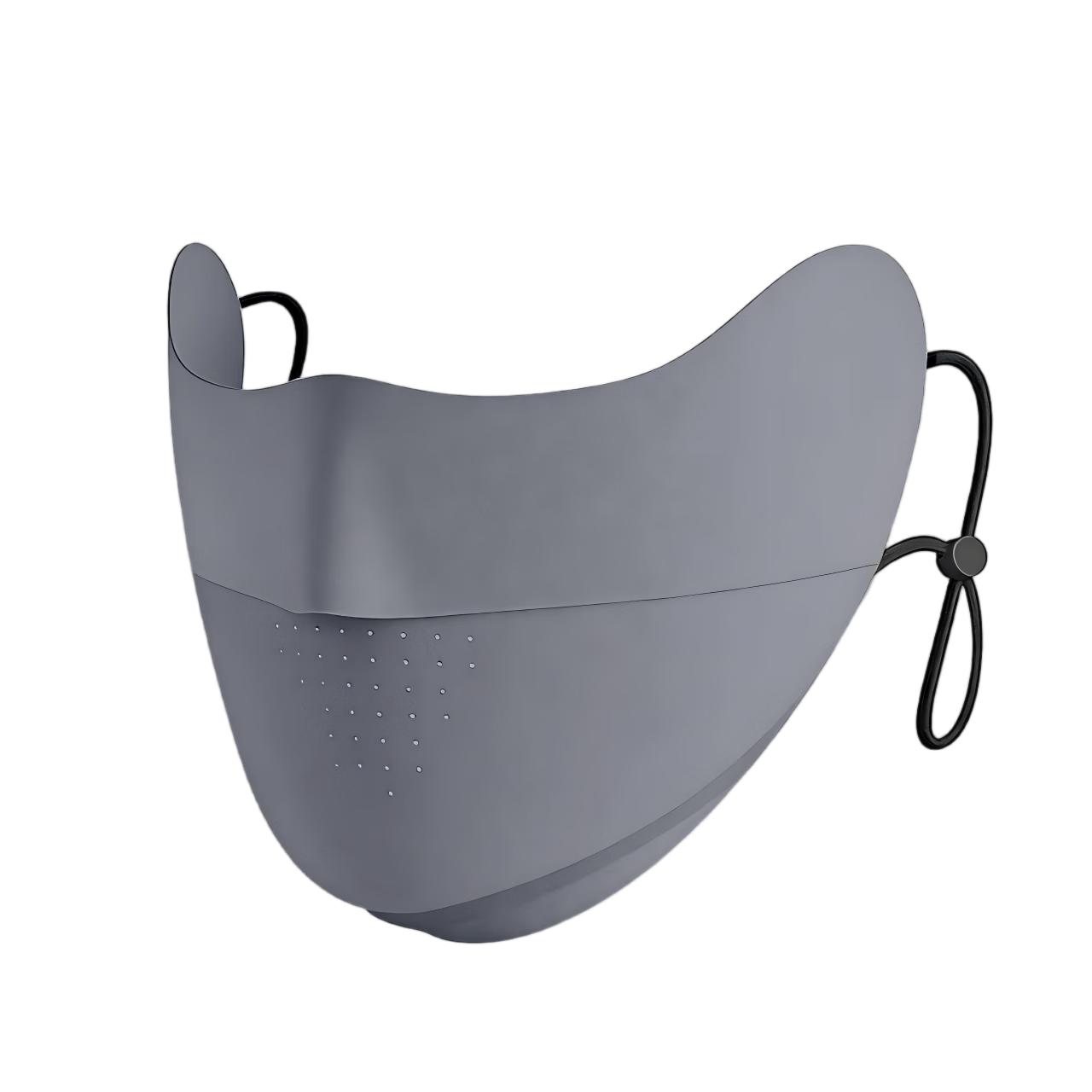 Dusenna Sunscreen Face Mask Unisex Ice Silk UV Protection 3D Sunshade Breathable Eye Protection for Running and Cycling