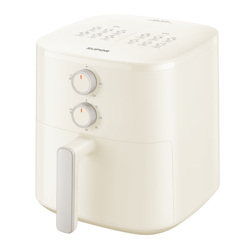 SUPOR 5.3L Air Fryer Steam Oven Combo with Titanium Fry Basket, Large Capacity, No Flip Needed, Multifunctional Fully Automatic Steam and Fry KJ53D600
