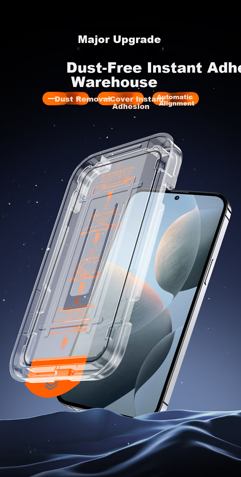 Rehot [2-Pack] Tempered Glass Screen Protector for OnePlus Ace5, HD Anti-Fingerprint, Drop Protection, Dust-Free Installation Box 1