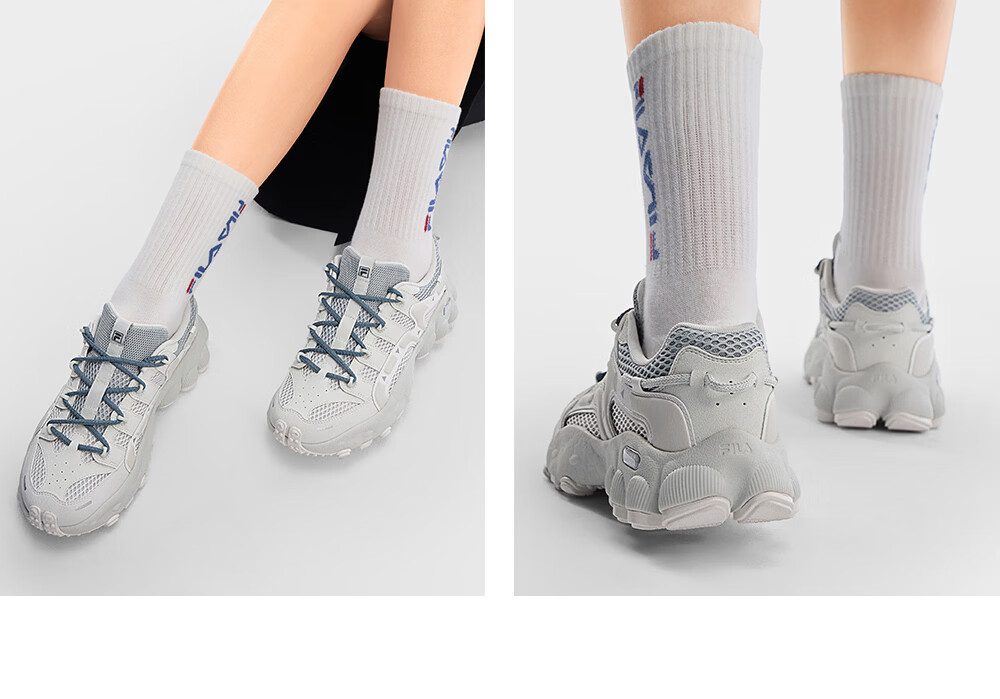 FILA Official Women's PILA Dad Sneakers 2026 Summer New Retro Casual Sports Shoes 33