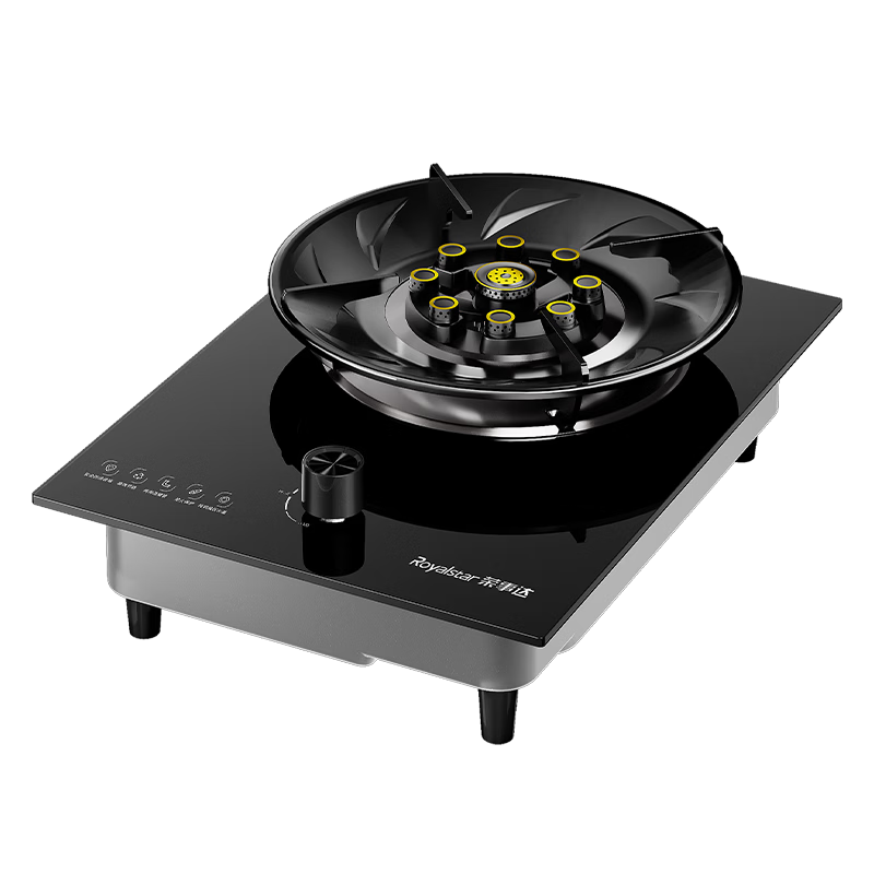Royalstar Extraordinary Series Gas Stove Single Burner LPG Household Gas Cooker Built-in Dual-use High Flame Single Eye Stove Gas Range Single Burner 70% Thermal Efficiency JZY-D52G
