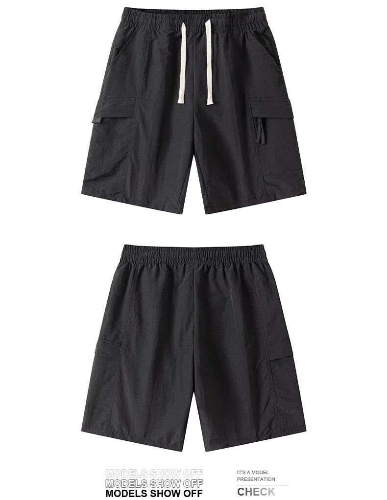 MULINSEN Men's Summer Loose Casual Comfortable Breathable Beach Shorts Military Green 3XL 11