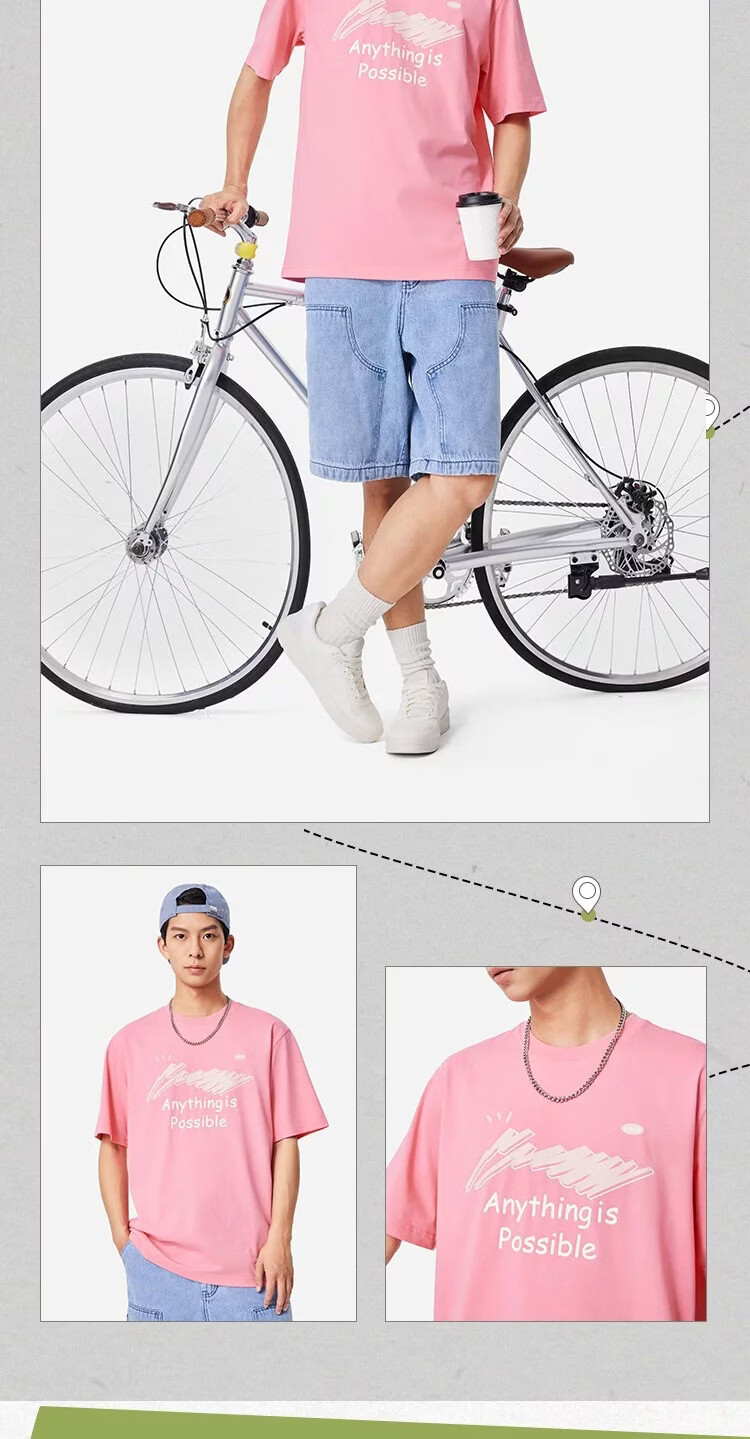 LI-NING Lightweight Breathable Men's Sports Loose Comfortable Casual T-Shirt Casual Versatile Couple Short Sleeve T-Shirt Men 12