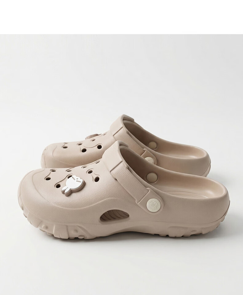 MashiMaro EVA Unisex Couple Beach Sandals Hole Shoes Closed-Toe Slippers Outdoor Wear 7