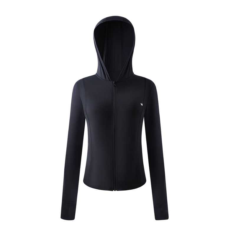 Moxun [Kunling Same Style] Slim Fit Hooded Ice Silk Sun Protection Jacket Ice Titanium Original Yarn Breathable Lightweight Sports Coat