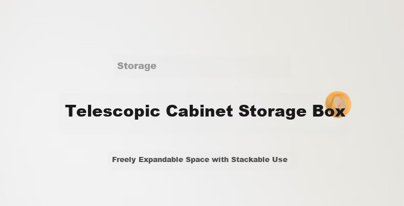 DOCOXO Retractable Storage Box Cabinet Drawer Desktop Snack Miscellaneous Kitchen Organizer Cream White Small Size 3