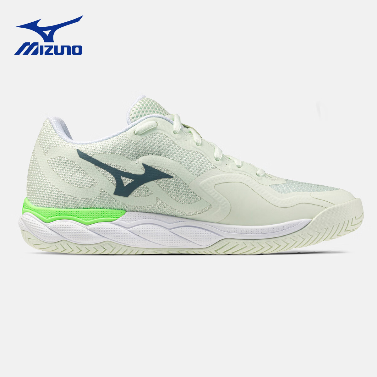 Mizuno Women's ENFORCE COURT Tennis Shoes New Professional Sports Shoes Pickleball Shoes Light Green Size 38