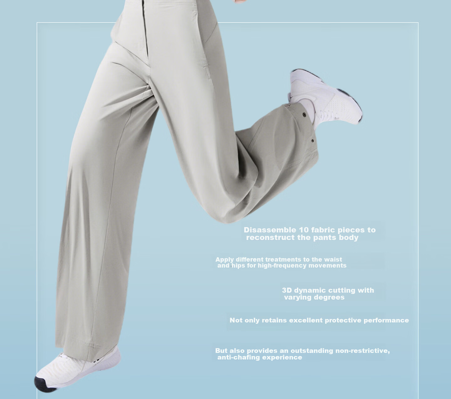 Beneunder Quick-Dry Curved Blade Pants Women's Sports Casual Long Trousers Commuter Woven Sun Protection Pants DS011 26 Spring Summer 4