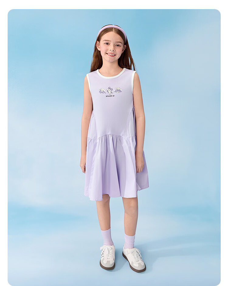 Balabala [balaOne] Girls' Dress Children's Sleeveless Vest Dress Summer 2026 29