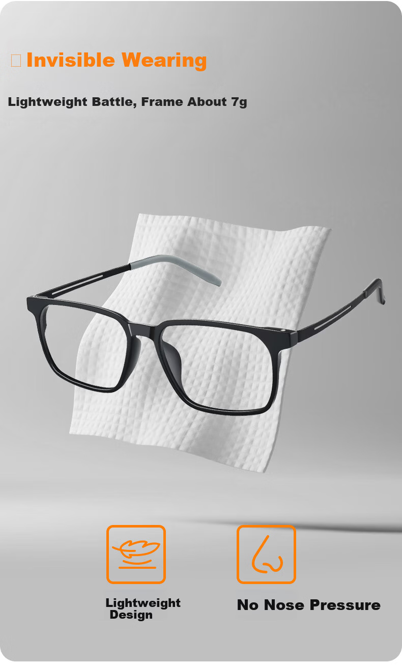 Gameking Blue Light Blocking Glasses Unisex Anti-Radiation Non-Prescription Frame for Phone Computer Gaming 019 Black 7