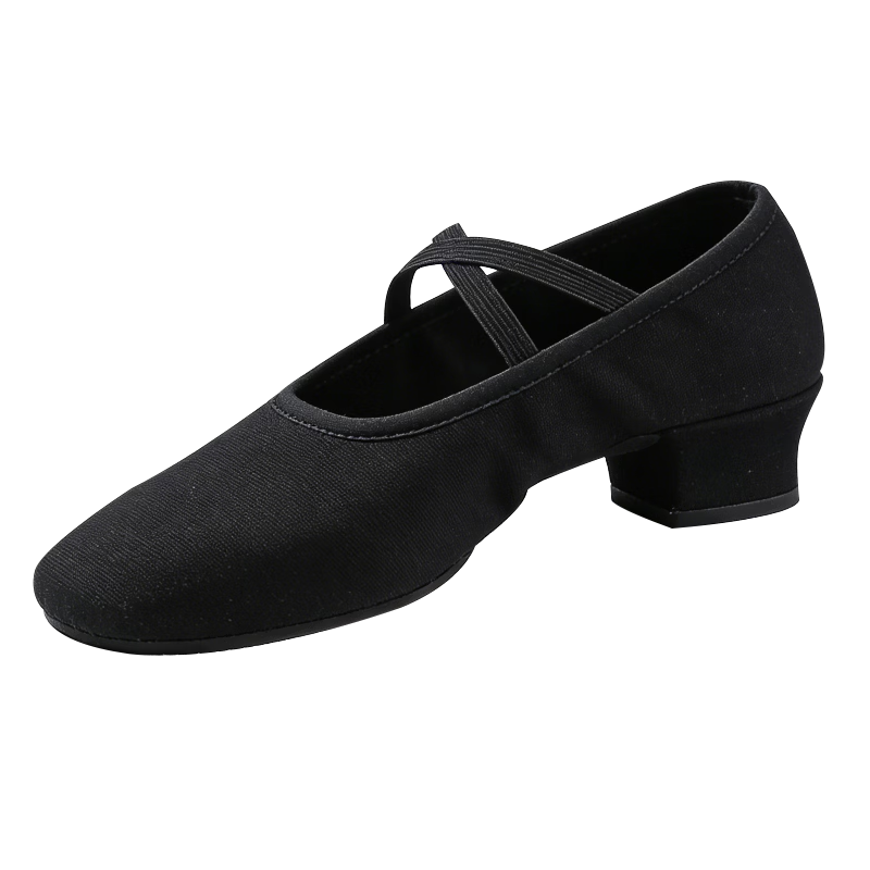SooGree Dance Shoes with Soft Sole Canvas Teacher Shoes Belly Dance Shoes Posture Etiquette Training Shoes Adult Ballet Shoes
