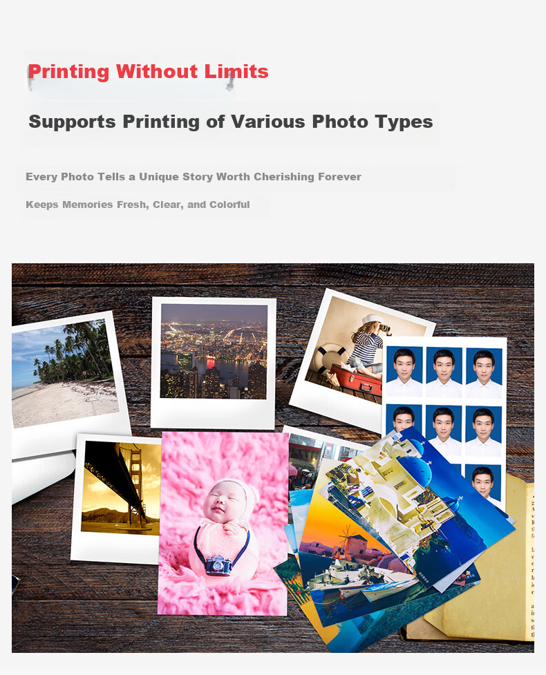 KODAK 270g Waterproof RC Glossy Photo Paper 6R/8 Inch Inkjet Printing Photo Paper Album Paper 30 Sheets 9891-731 4