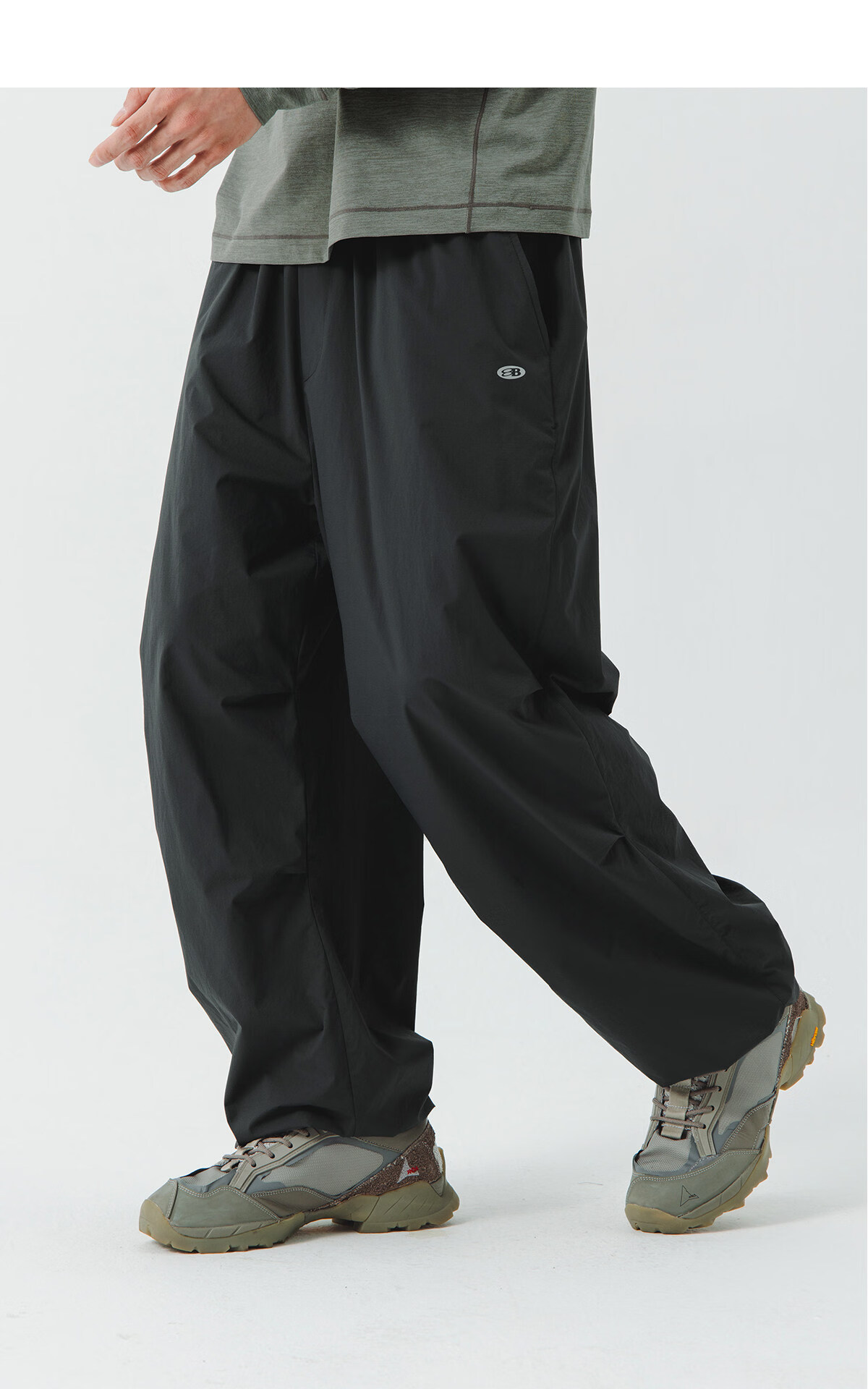 Lanqi Youyun Spring Summer Ultra-Light Ultra-Thin Antibacterial Casual Outdoor Lightweight Paratrooper Pants for Men Dark Brown M 14