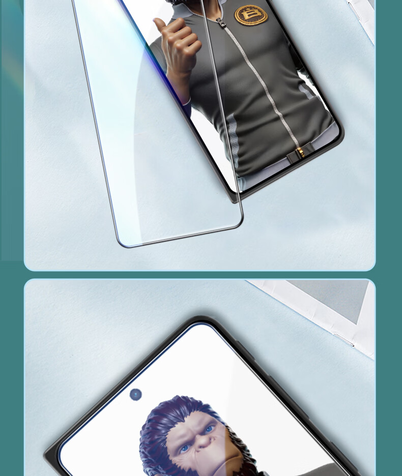 BLUEO Tempered Glass Screen Protector for OPPO FindN3, Anti-Static, HD Clear, Shatterproof, Anti-Fingerprint Protective Film 14