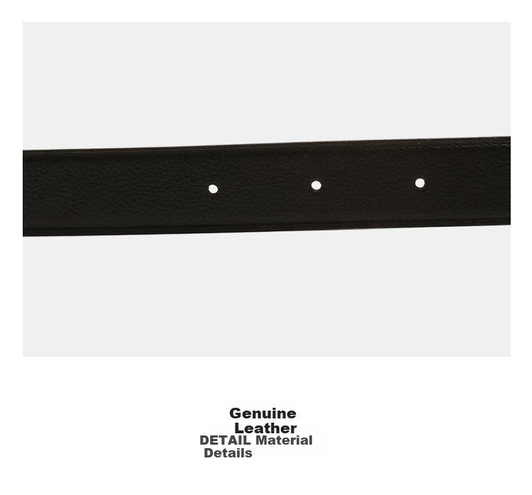 MONTBLANC Grain and Smooth Leather Reversible M Buckle Belt 3.5cm 127697 Gift 8