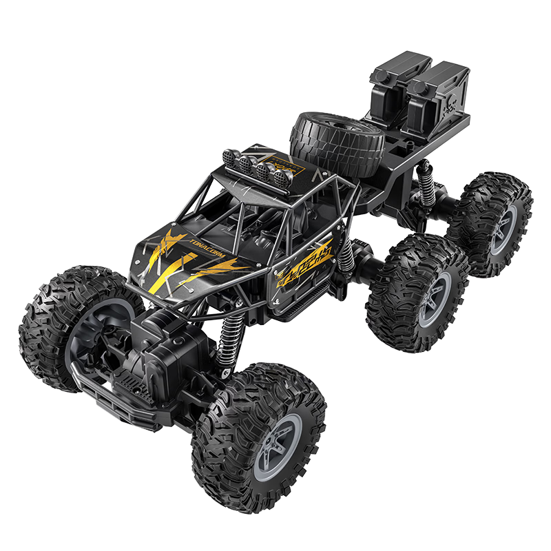 Xingyayoupin Remote Control Car, RC Alloy Four-Wheel Drive Climbing Off-Road Vehicle, Toy for Children Aged 3-6 Boys' Birthday Gift