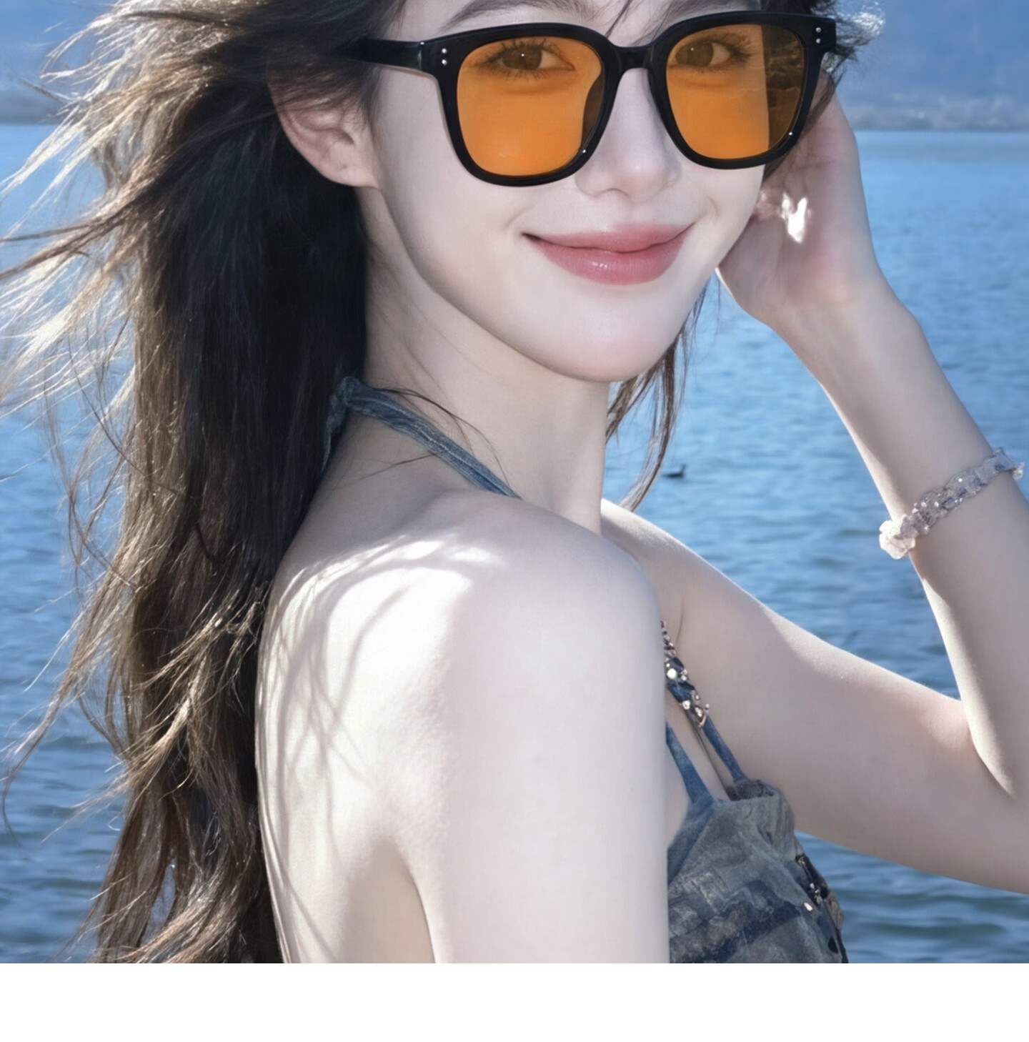 CAPONI Brown Polarized Sunglasses GM Unisex Day and Night Driving Glasses UV Protection Trendy 11
