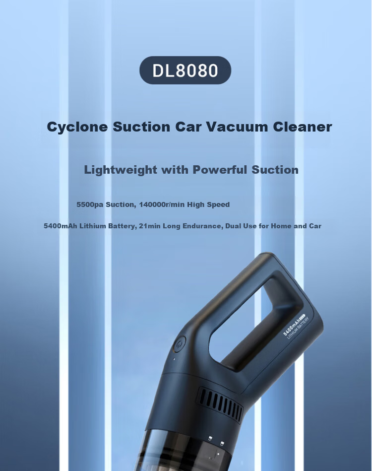 Deli Handheld Cordless Vacuum Cleaner 55W DL8080 (New and Old Models Shipped Randomly) 2