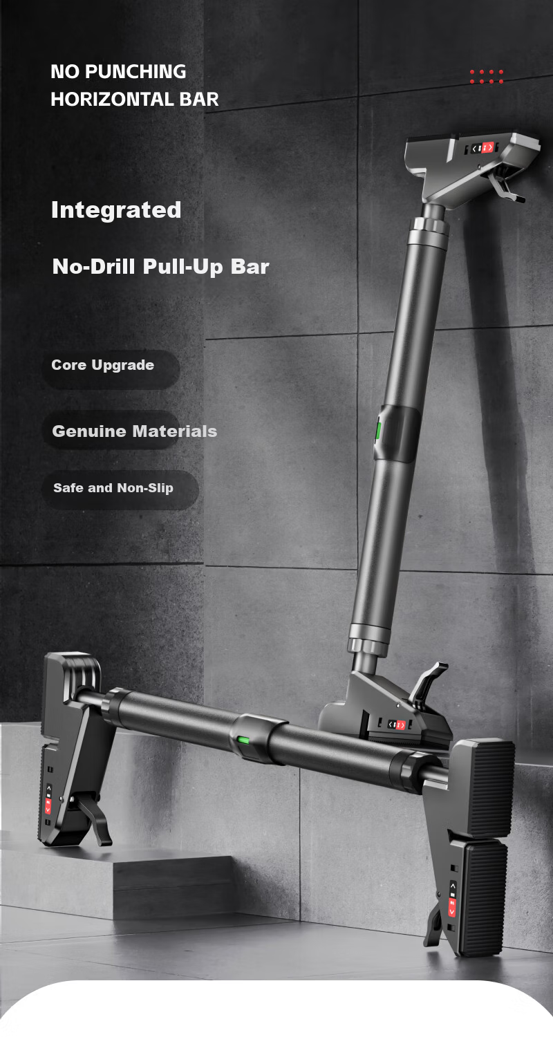 Xinyiwanjia Indoor Pull-Up Bar Home Children's Fitness Equipment Double Bars Floor-Mounted No-Drill 21