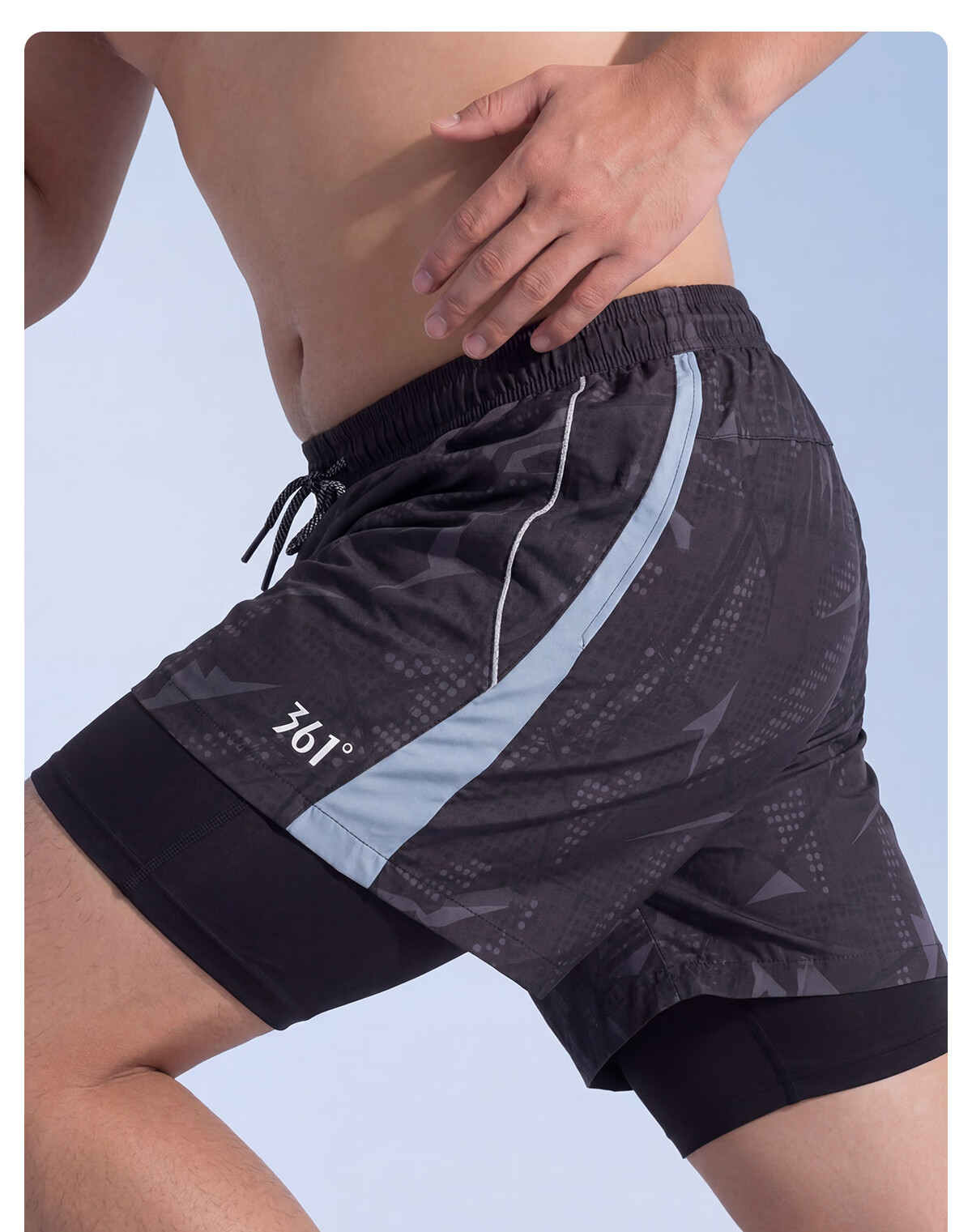 361° Men's Swim Trunks, Plus Size, Extra Large, for 140-260 Jin Weight, Loose-Fitting Swimsuit for Chubby Men, Hot Spring And Swimming Trunks Equipment 7