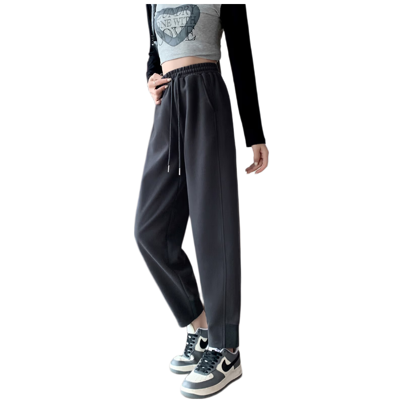 TonLion 2026 Fall New Women's Harem Carrot Casual Pants, Knitted Loose Sweatpants, Jogger Pants