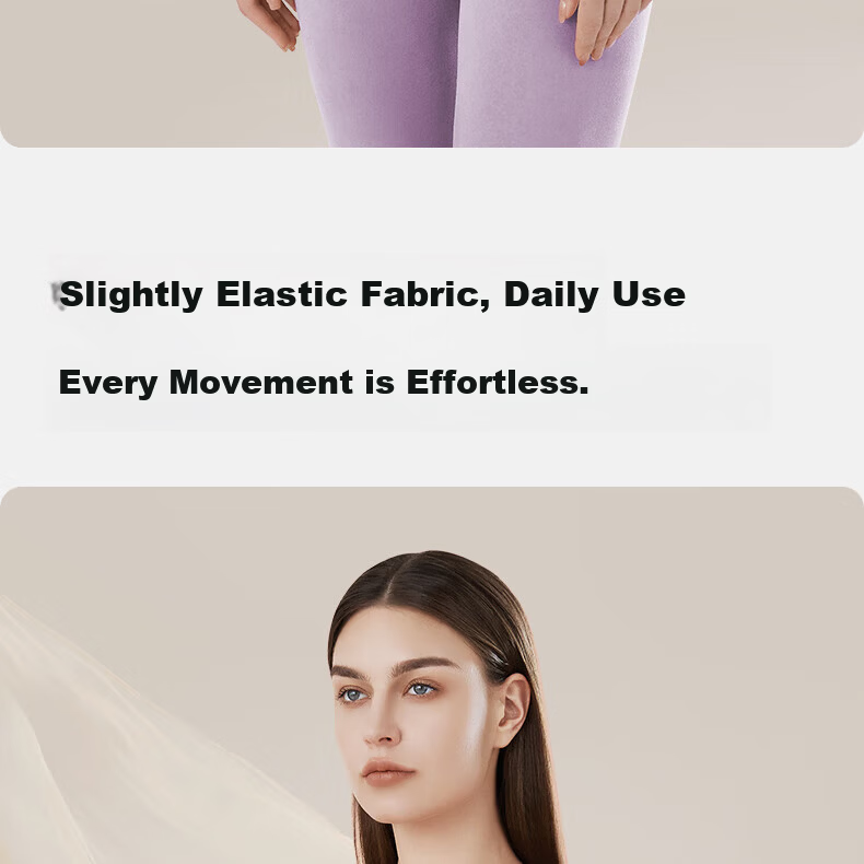 Urban Beauty Women's Seamless Thermal Underwear Set Thickened Autumn Winter Base Layer Cold Resistant 14