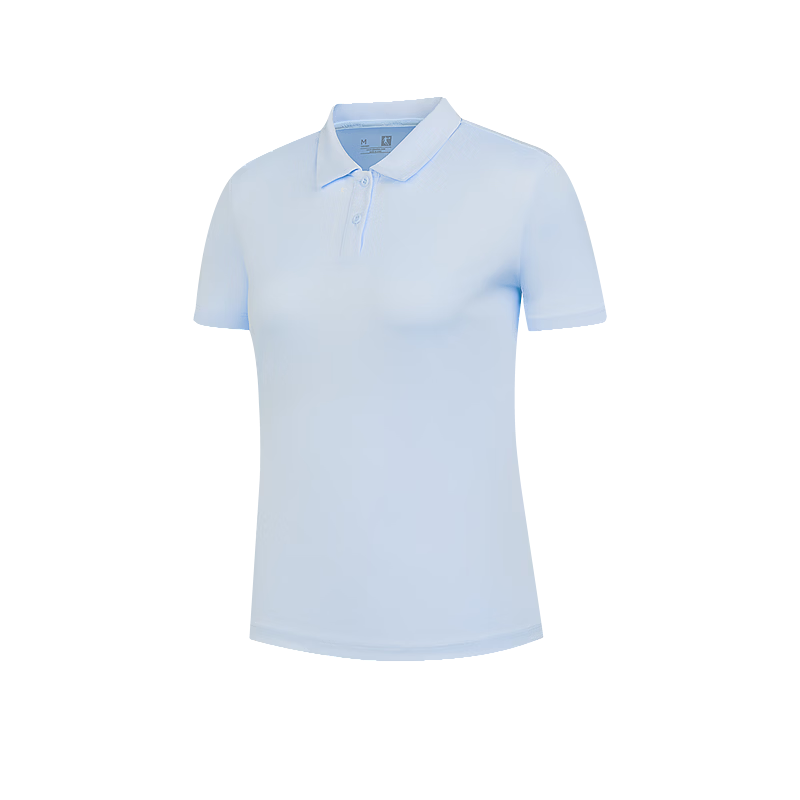 QIAODAN POLO Shirt for Women, Comfortable Business Casual Summer Quick-Dry Short-Sleeve Sports Top for Ladies