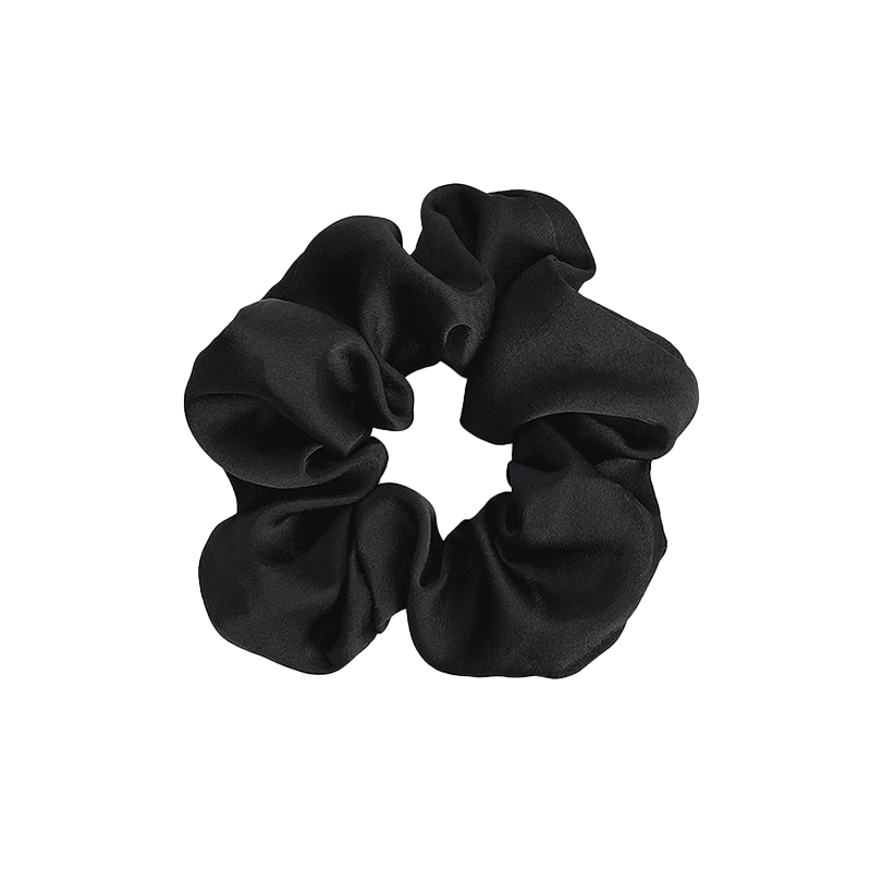 MEIFUYU Premium Satin Pleated Hair Scrunchie Large Bun Hair Tie Elastic Hair Band WH7215