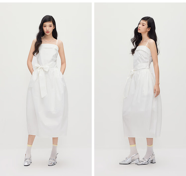 Semir Chen Duling Tulip Hem Strapless Dress Women's Summer 2026 Pure Desire Long Dress 109326114003 16