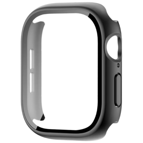 WITGOER [IP68 Waterproof] Protective Case And Screen Protector Combo for Apple Watch S9/8/7/iPhone/series, Full Coverage Ultra-Thin Tempered Glass Film Accessory for Wome