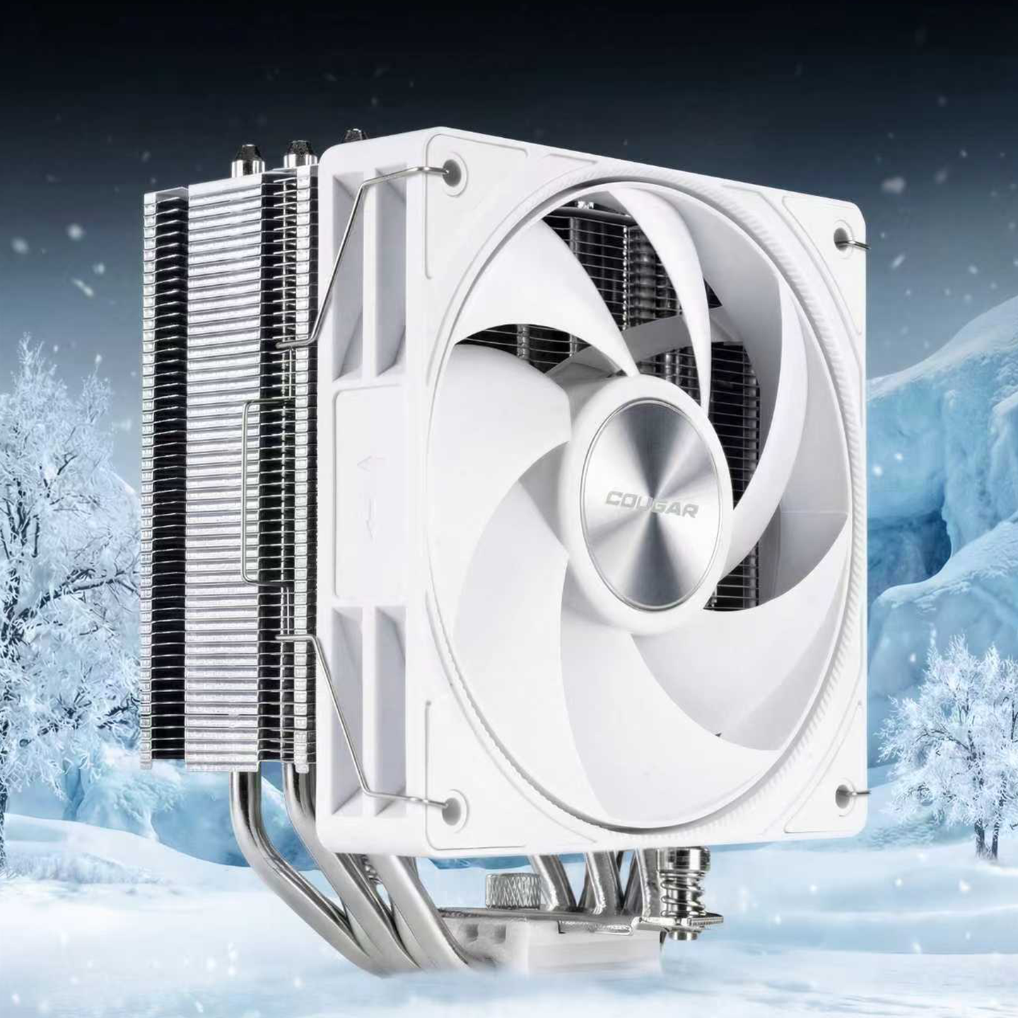 Cougar Fengqing 50 MAX Single Tower Air CPU Cooler Non-Interference with RAM 5 Heat Pipes Copper Base