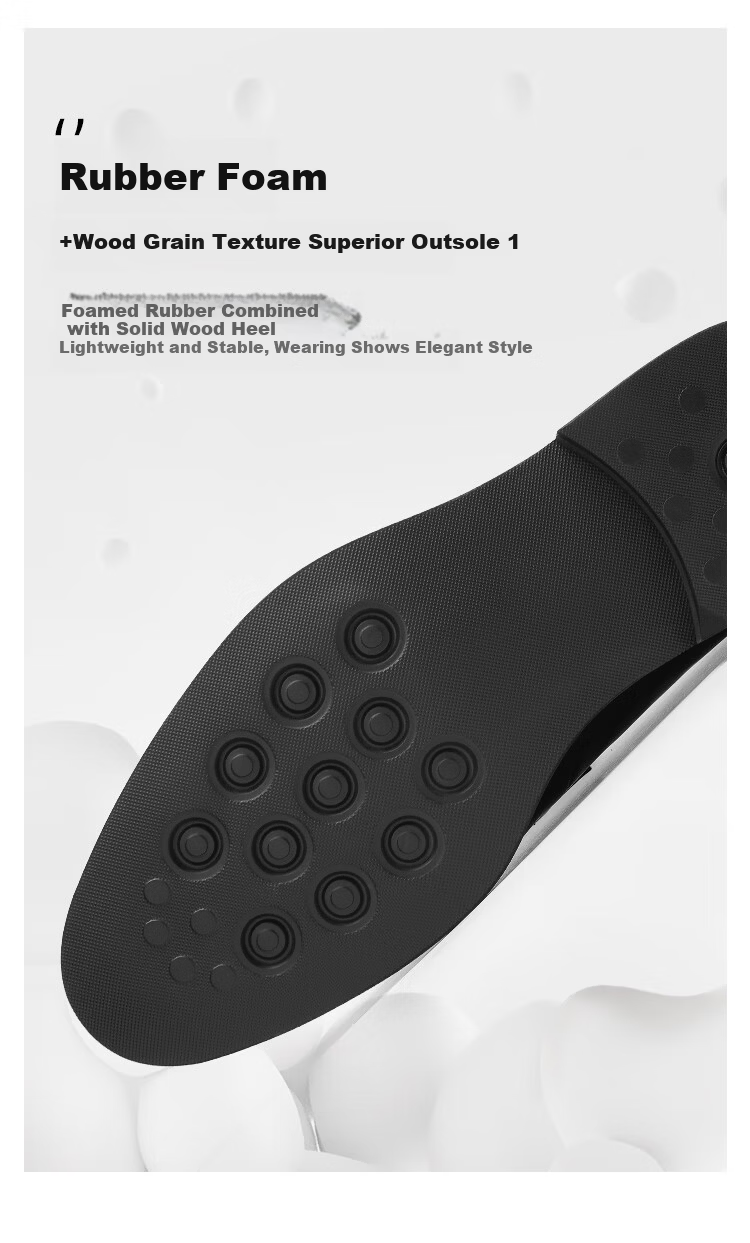 Goldlion Men's Spring Summer Business Leather Slip-On Loafers G515530004AAA Black Size 42 7