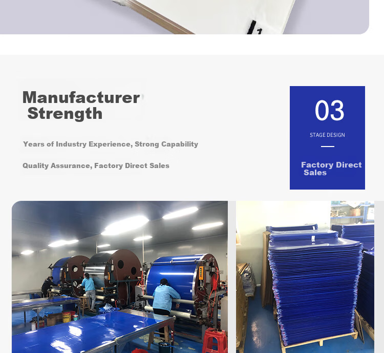 Zhongjing Adhesive Dust Mat Peelable Dust Removal Pad Cleanroom Factory Floor Mat 60X90CM Blue 12
