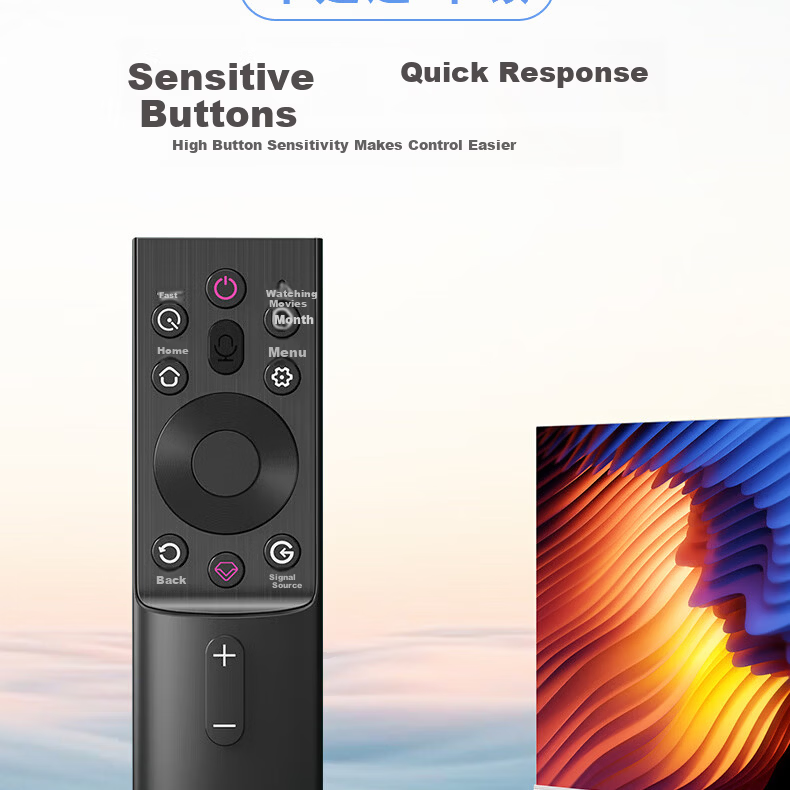 Dongpuli Remote Control for Changhong TV Voice RBG400VC 55D4PS 65D4PS 70D4PS 75D4PS Changhong TV Remote Control 6