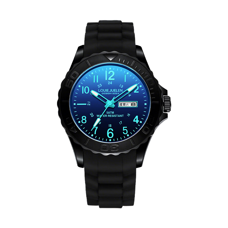 40,000 Kilometers Kids Watch Boys High School Student Trendy Simple Youth Waterproof Luminous Shockproof