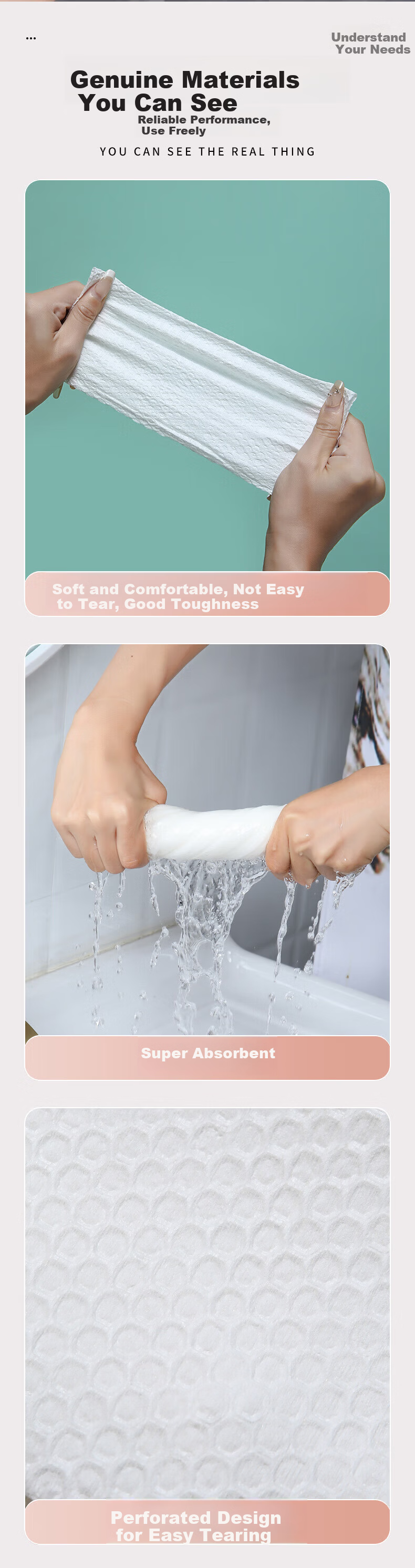 MENGTING Disposable Foot Cleaning Cloths, Thickened Foot Massage Wipes, 480 Sheets, Absorbent for Foot Bath, Hotel Lazy Person's Wipes, Face Towels 7