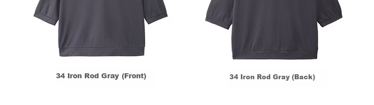 Giordano Women's T-Shirt 2026 Summer New Black Technology Cooling Loose V-Neck Three-Quarter Sleeve Top 05326384 19