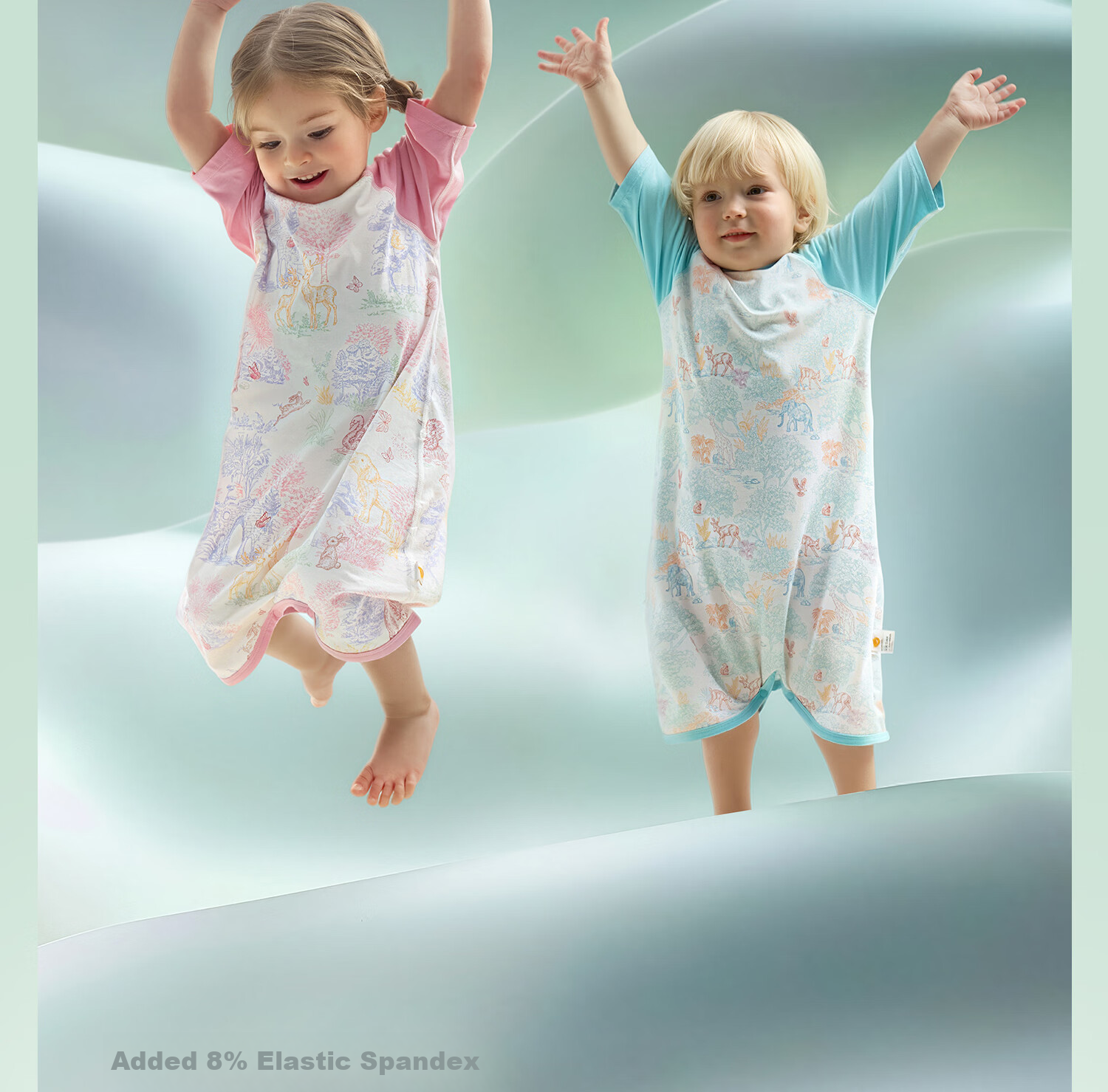 Betis Vernix Baby Clothes Summer Thin Newborn Sleep Gown Anti-Kick Blanket Belly Protection Robe 24