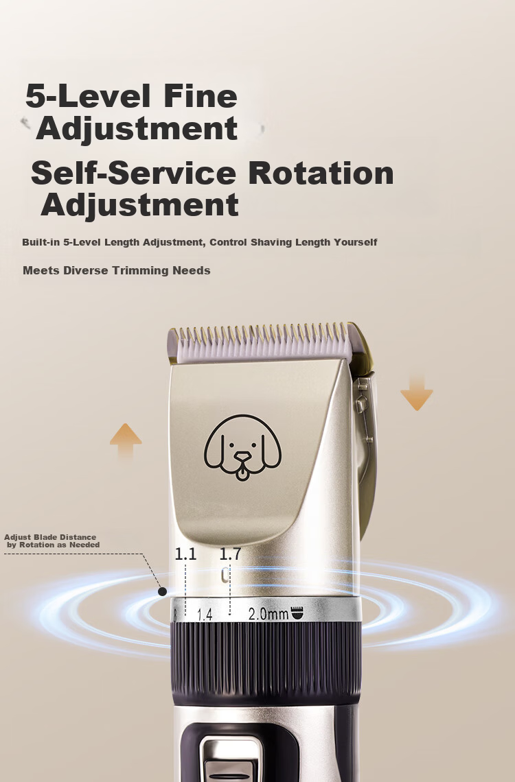 Yijan Pet Paw Hair Trimmer, Cat And Dog Side Trimming And Hair Suction Tool, Pet Store Same Model Grooming Clipper, Graduation Gift 8