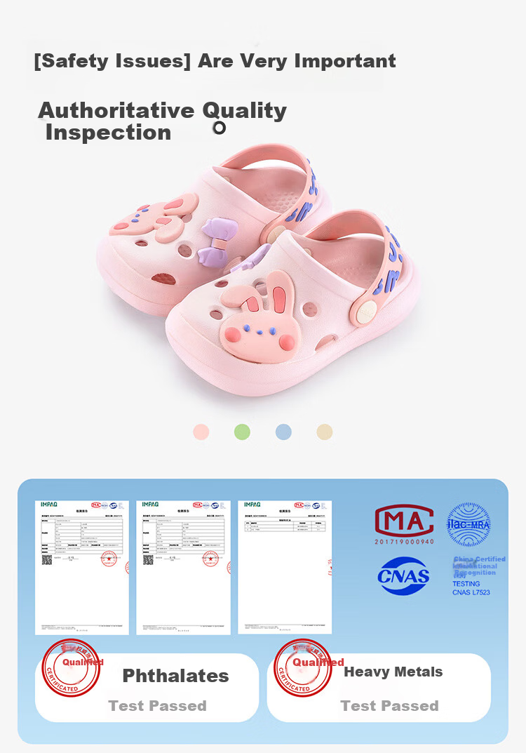 BALABALA Kids Slippers Girls Summer Cartoon Indoor Hole Shoes Cute Breathable Soft Sole Boys Beach Sandals 7