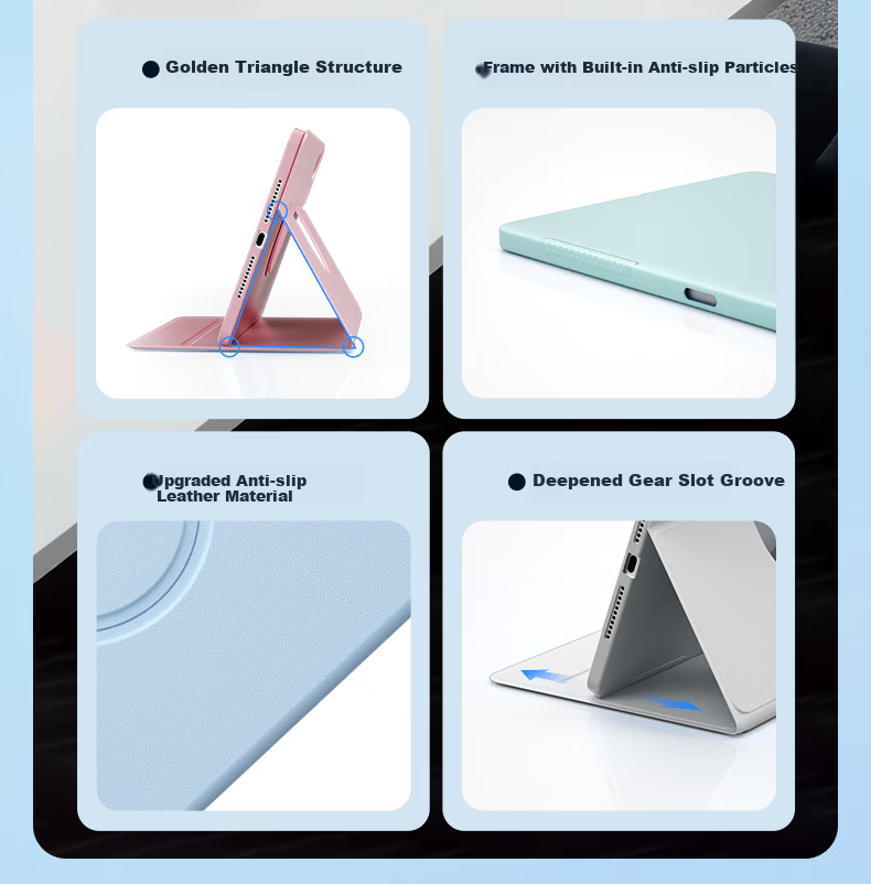Suoying [720° Horizontal and Vertical Rotation] Protective Case for Huawei MatePad Air 12-inch 2025/24 Standard and Soft Light Edition Smart Leather Cover 4