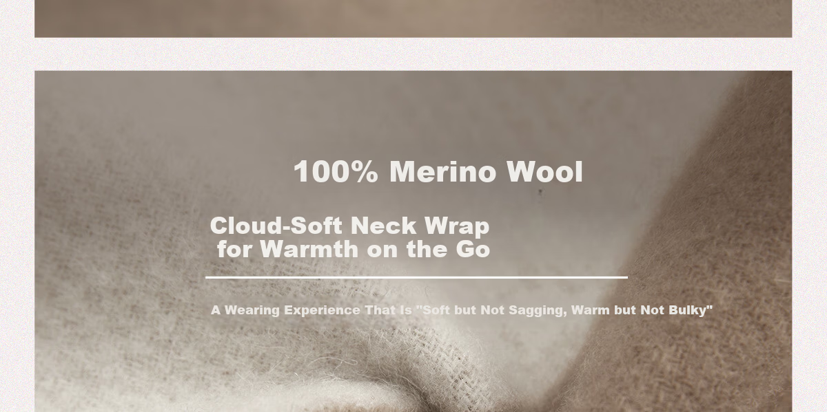 Wanshili Autumn Winter Warm Wool Scarf Unisex Neck Warmer Gift Box Geometric Pattern Brown 41